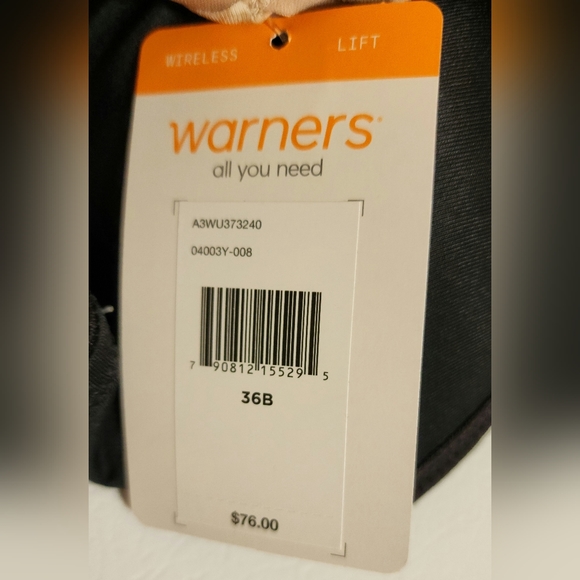 Warners 2 Pack T Shirt Bras Size 36B - Picture 3 of 4